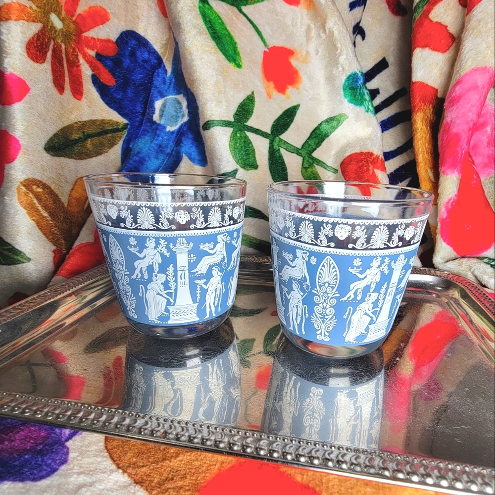 Vintage Mid-Century Modern Ceaser Bar Glasses